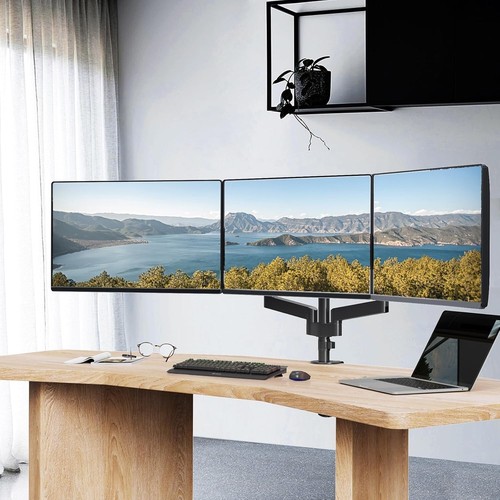 [Read Description]WORLDLIFT Triple Monitor Mount for 17-27” Screens - Three Arm, - Afbeelding 7 van 7
