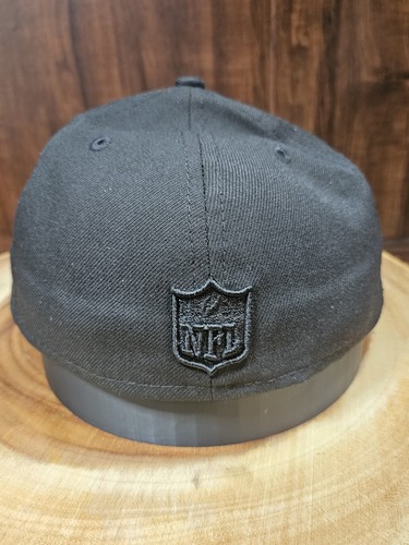 Minnesota Vikings New Era 59Fifty LP Fitted Hat Cap Size 7 5/8 Black NFL - Picture 4 of 12