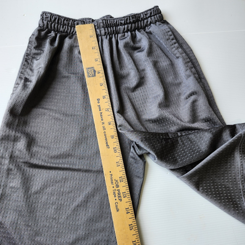 Nike AIR JORDAN Boys Youth Medium Basketball Shorts GRAY White Jumpman - Picture 8 of 9