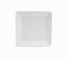 Oneida R4570000115S Botticelli Bright White 5.5" Porcelain Square Dish - 3 Doz