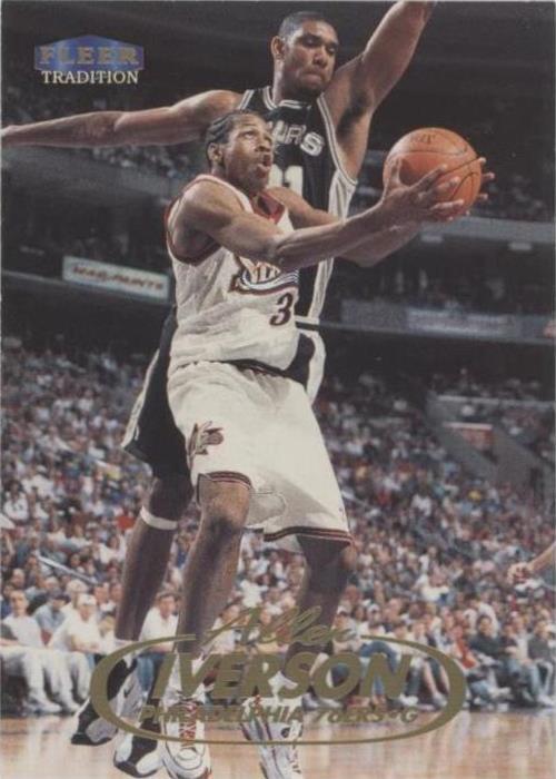1998-99 Fleer Tradition - Allen Iverson #3 - 1 of 2