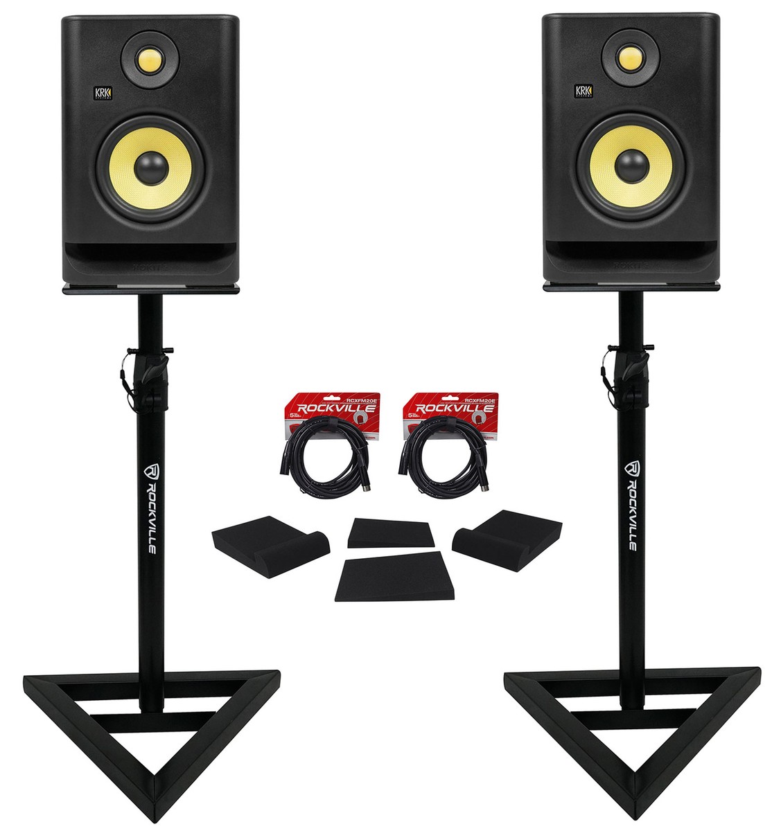 KRK RP5 Rokit 5 G4 プロフェッショナル バイアンプ 5インチ パワー