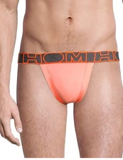 HOM Logo Jockstrap Sz Small, Orange, NEW