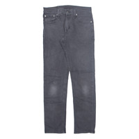 LEVI'S 511 Jeans Mens Grey Slim Straight Stone Wash W30 L32