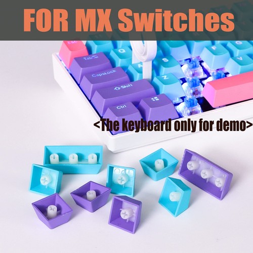 61 Keycaps 60 Percent Ducky One 2 Mini Keycaps for Mechanical Keyboard OEM Prof - Picture 3 of 7