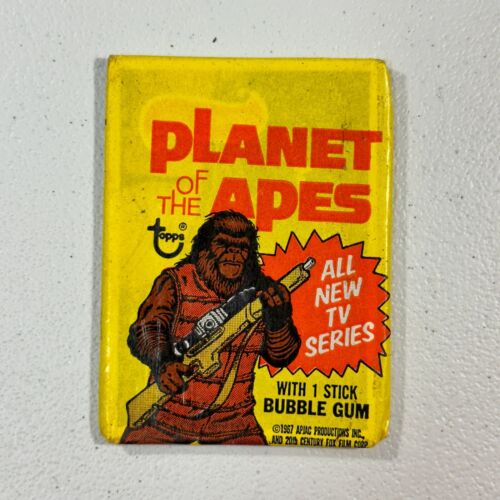 Topps 1975 Planet Of The Apes TV Series Cards Unopened Wax Pack - Picture 3 of 12