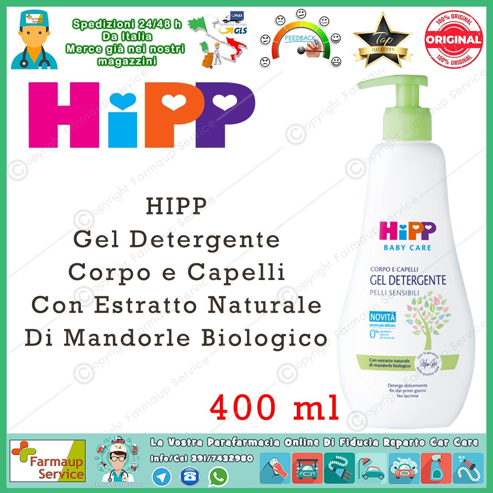 Hipp – Gel Detergente Corpoecapelli 400ml