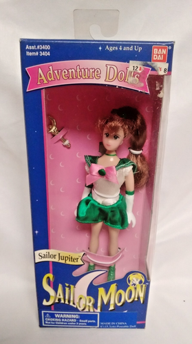 (5) Juego de 5 muñecas de aventura Sailor Moon Deluxe 6" Ban Dai 1995 (nuevo en caja) Venus Moon - Imagen 7 de 13