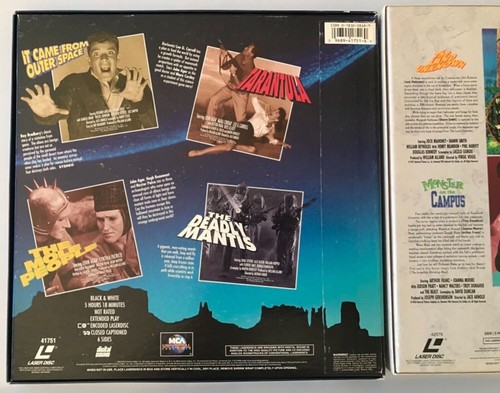 THE GOLDEN AGE OF SCIENCE FICTION THRILLERS 3-Laserdisc LD BOXED SET VERY RARE! - Picture 3 of 6