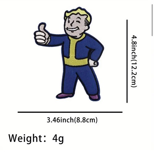 Fallout - Vault Boy - Cosplay Patch Iron On Sewing Badge Jacket - Picture 2 of 3