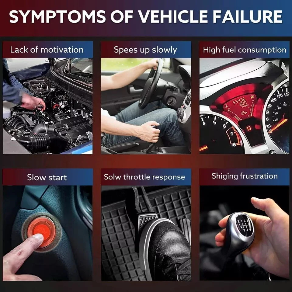 Bobinas de encendido y juego de cables y bujía para Ford F250 F350 Super Duty 6.2 V8 UF631 Foto 4 de 4