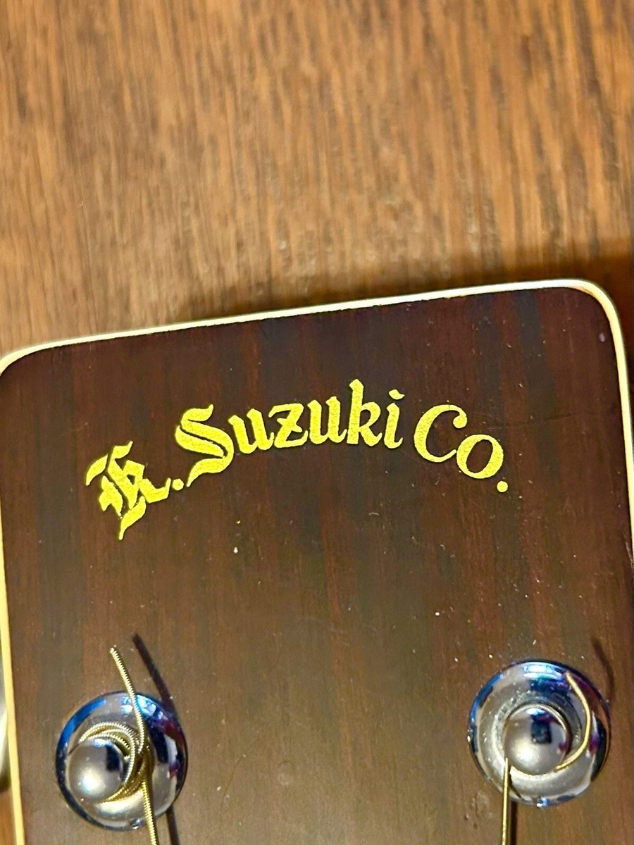 SUZUKI W300 DX Vintage Acoustic Guitar RARE Gem well taken