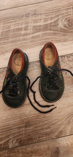 Babybotte Leather Toddler Shoes - Texas Marine - Size 22 - Vintage With Box - Picture 4 of 4