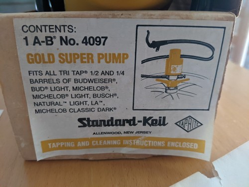 TapRite Super Pump for Single Valve Kegs Never Used Original Box - Picture 3 of 8