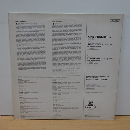 NUM 75008 PROKOFIEV Symphony no 5 ALAIN LOMBARD ERATO STEREO LP EX+ - Picture 2 of 4