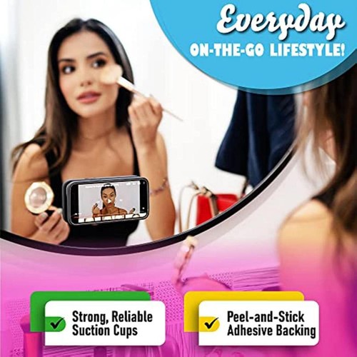 Ventouse Téléphone Douche Support Silicone Adhésif Accessoire Support Mains Libres - Photo 10 sur 12
