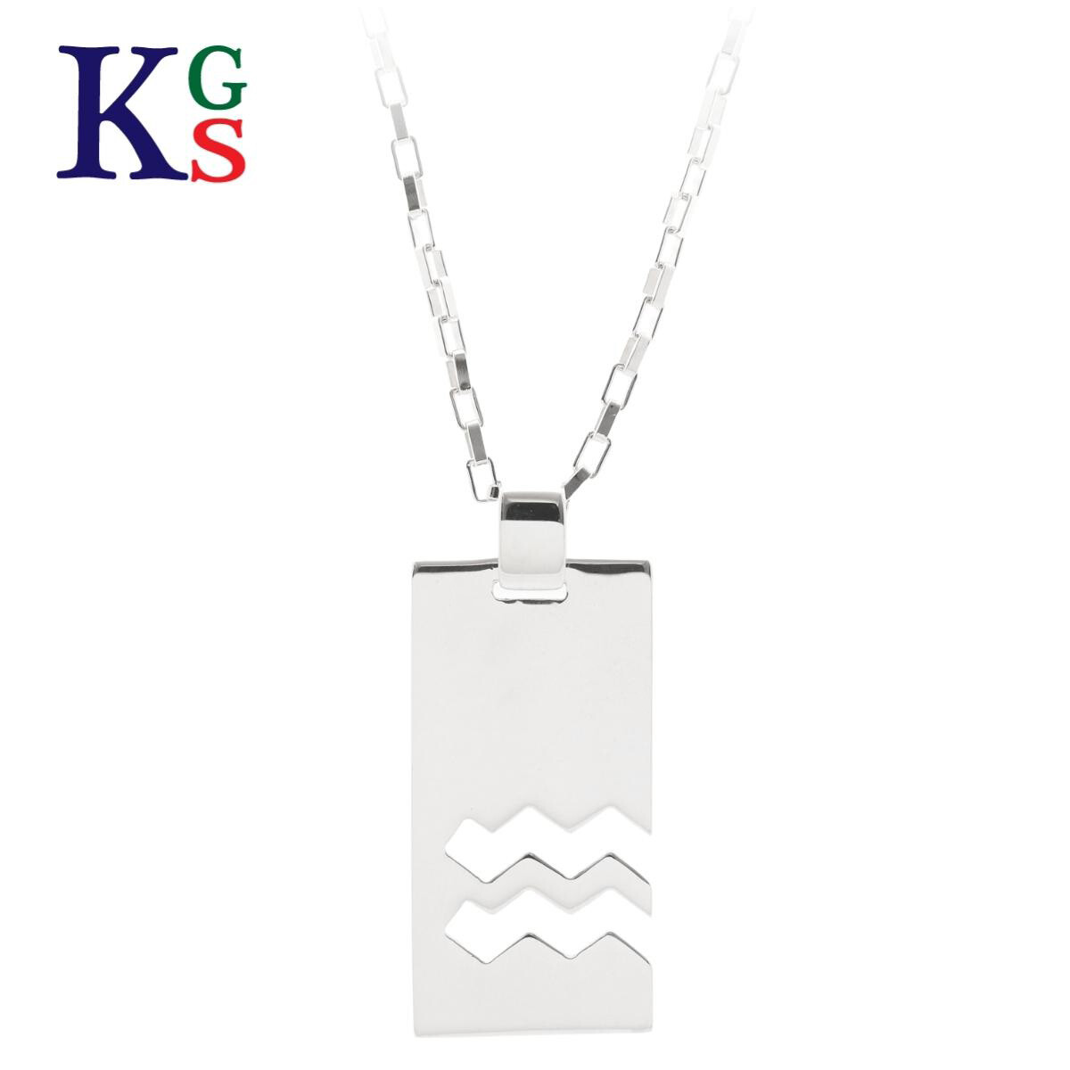 Gucci Necklace Zodiac Sign Plate Pendant Silver Ag925 Men's 500mm