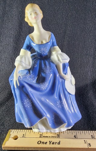 Vintage 1966 Royal Doulton "HILARY" Blue Dress Peggy Davies Figurine ~ HN 2335 - Picture 13 of 22