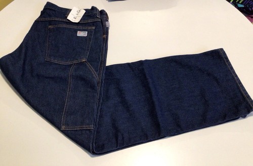 NEW Men’s Heavy Duty Denim Work Carpenter Jeans Flame Resistant 36x30 - Picture 5 of 7