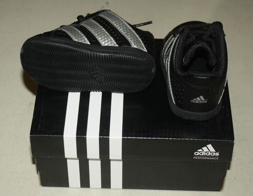 NIB ADIDAS COMMANDER TD 3 LOW G21000 TODDLER SIZE 4 BLACK FREE SHIPPING - 第 2/3 張圖片