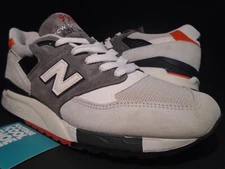 NEW BALANCE 998 M998CREA EXPLORE BY AIR GREY OFF WHITE ORANGE BLACK ATMOS 9.5