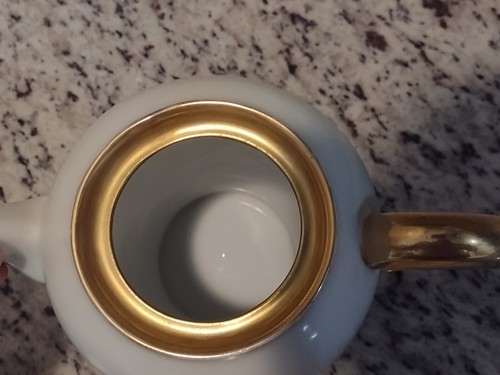 Vintage Thomas Sevres Bavaria "Bourbon Rose" Teekanne Tasse Untertasse Set handbemalt - Bild 10 von 19