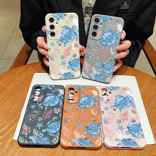 Phone Case For Samsung A56 A16 A26 A55 S25 Edge S24 Ultra Ocean Sea Turtle Cover - Picture 5 of 17