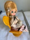 rare japanese big eye vtg doll spitz dog ace senpo Tokyo Japan