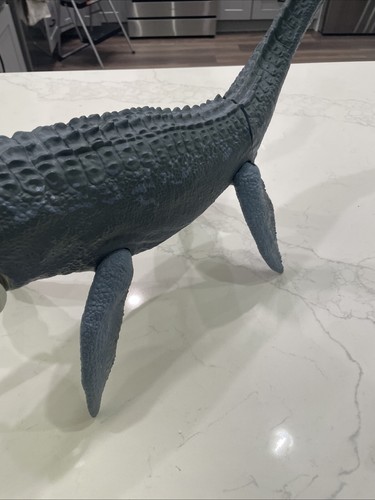 Jurassic World Mosasaurus Jurassic Park Dinosaur Figure Toy 2017 Mattel Big 28" - Picture 7 of 8