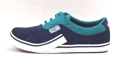 Zapatillas Puma Kids Villian S Jr para niños pequeños denim oscuro/hierba azul, 11 M EE. UU. - Imagen 2 de 9