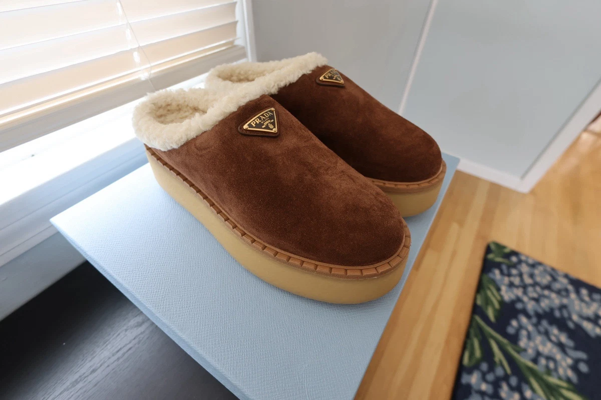 PRADA Suede Upper Slippers for Women for sale | eBay