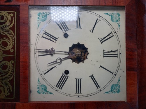 Antique OGEE Clock Fruits Seth Thomas 22 In X 13 In X 4 In - Bild 2 von 17