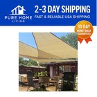 Breathable 16' Triangle Sand Shade Sail Canopy - Perfect for Outdoor Weddings