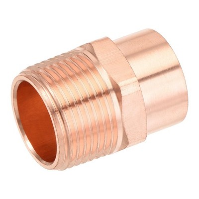7/8 Inch ID Copper Male Adapters NPT3/4 Reducing Thread Fitting