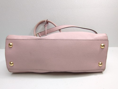 Michael Kors rosa Leder Schultertasche mit Schloss OHNE SCHLÜSSEL 13" x 12" groß - Bild 3 von 14