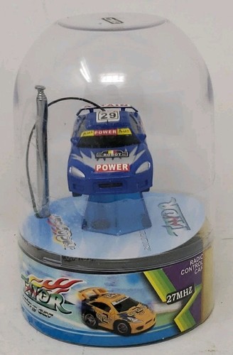 2 NEW MINI TURBO RC RACERS RADIO CONTROLLED CARS BLUE 27MHZ & 49MHZ NIP NIB NOS - Picture 4 of 24