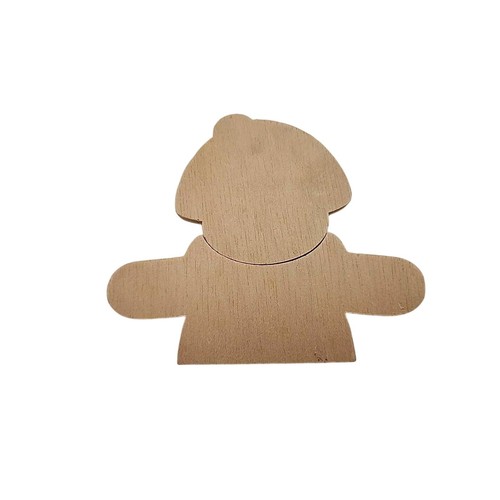 Vintage Wooden Clown Puzzle Set Incomplete Replacement Pieces - Picture 7 of 9