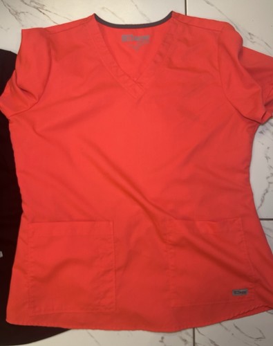 Lot Of Grey’s Anatomy Scrub Tops Size L - Picture 2 of 7