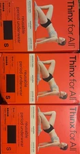 3 pairs New size Small Thinx for All reusable period underwear 
