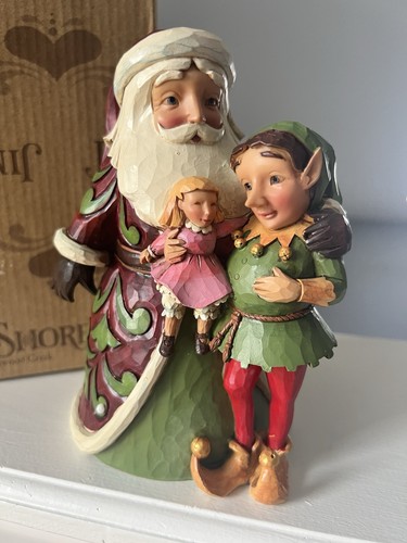 2014 Jim Shore Santa Claus “Tidings for Toyland Elf Doll Heartwood Creek 4044517 - Picture 3 of 15