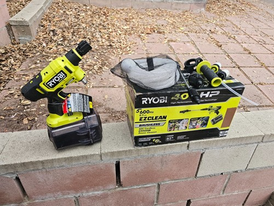 #ad Ryobi 40V HP RY124052 Brushless EZClean 600PSI 0.7GPM Cordless Power Cleaner $56.98