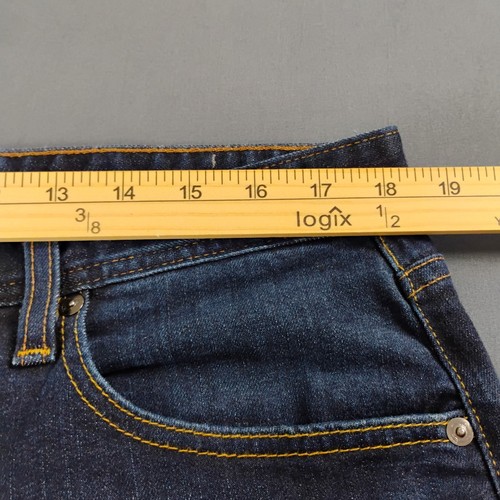 Pantalones de mezclilla AG Adriano Goldschmied ajustados para hombre talla 36X32 azul desgastado - Imagen 7 de 15