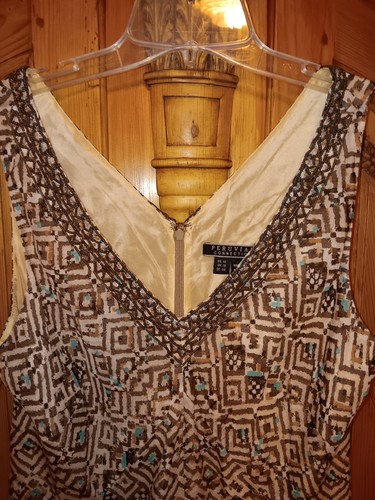 Edles PERUVIAN CONNECTION Kleid aus 100% Seide Gr. 42/44 Wie Neu - Bild 2 von 13