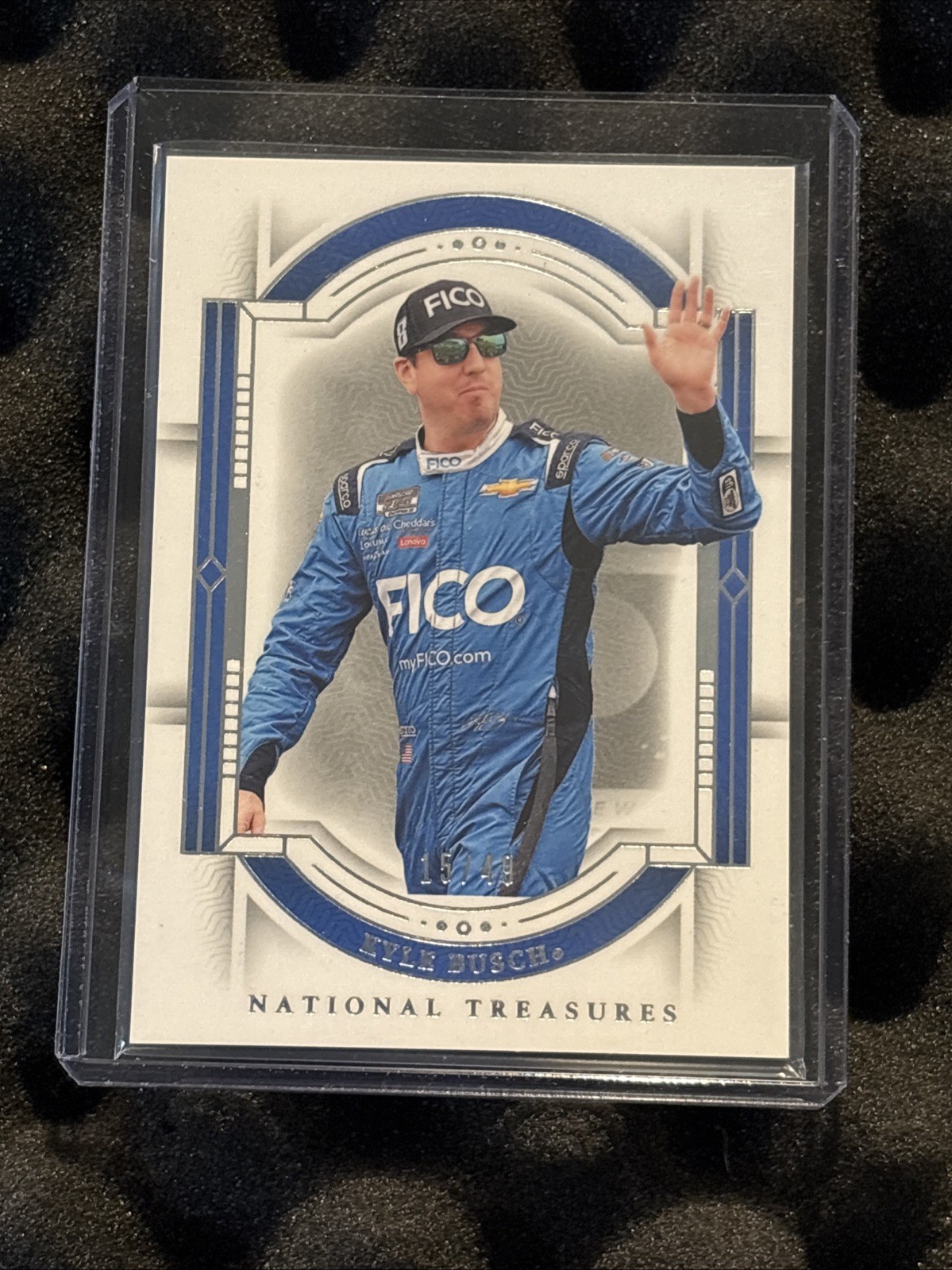 2024 Panini National Treasures Racing Kyle Busch Base #/49