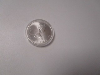 KANADA Silbermünze (in Kapsel) 10 Dollars 1976 "Olympia"