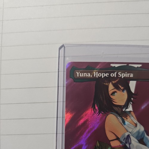 0549 Yuna, Hope of Spira - Final Fantasy - Mythic SURGE FOIL - Borderless - MTG - Picture 5 of 6