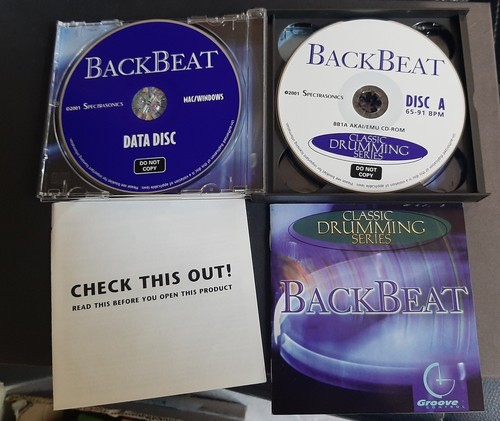 Spectrasonics - BackBeat - Akai/EMU Sampling CD - 4 CD - Groove Control - Bild 3 von 4