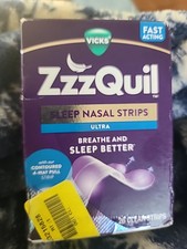26 Clear Sleep Nasal Strips ZzzQuil Ultra Breath Better Vicks Fast Acting
