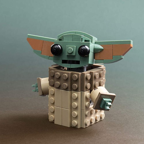The Child - Baby Yoda Star Wars Mandalorian Set [CUSTOM MOC] made using LEGO par - Picture 1 of 2