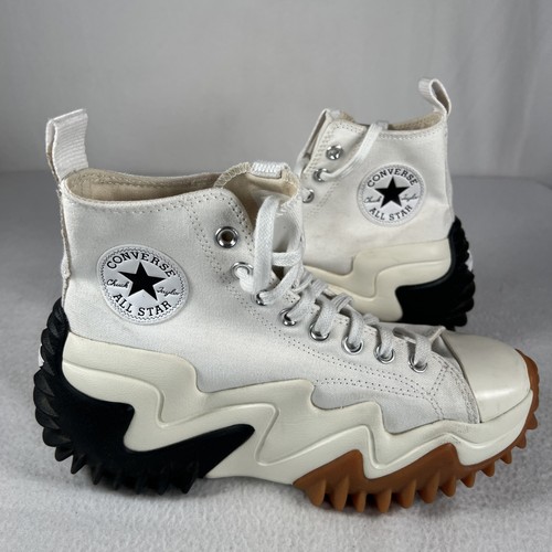 Converse Run Star Motion Hi Schuhe Sneaker 171546c weiß/schwarz/gummi Damen 8,5 - Bild 4 von 18